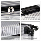 The ClassiCarry trolley bag set featuring secure number locks and smooth spinner wheels.
