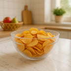 Wide and deep transparent idli mixing bowl to prevent spills during batter mixing