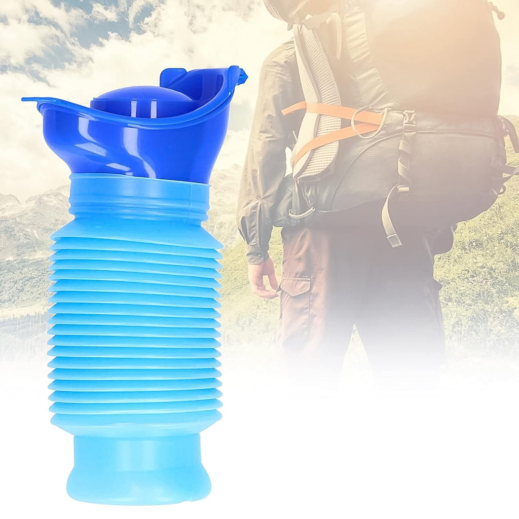 Foldable portable urinal bottle for travel and camping from JourneyMate