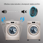 Premium rubber and plastic washing machine anti-vibration support pads