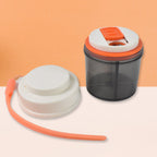 Portable 4 section pill case ideal for daily medication storage
