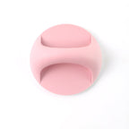 Plastic adhesive handle grip attached on a drawer