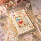 Cute cartoon cover notebook for writing and journaling