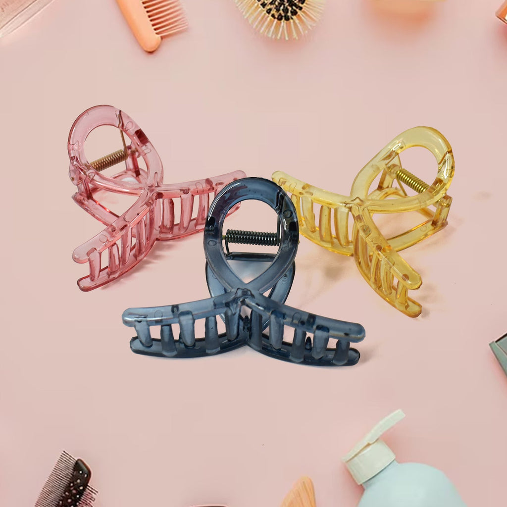 Detailed close-up of matte hair barrette clamp texture
