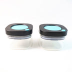 Durable airtight containers for multipurpose food storage in kitchen
