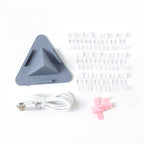 Essential mobile gadget set with phone stand and cable management clips
