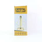 Elegant crystal table lamp suitable for bedroom and office
