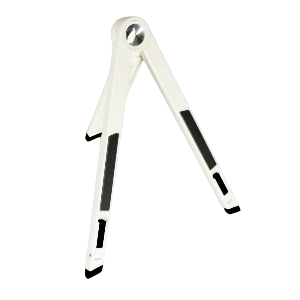 Adjustable tablet holder from Gambit, ready for use.