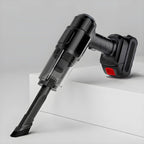 3-in-1 wireless vacuum cleaner demonstrating its powerful blower function for quick dust removal.