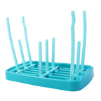 Multi-purpose baby feeding bottle drying rack with removable drip tray
