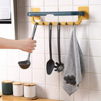 Organized bathroom space featuring the efficient Siplix Wall Mounted Towel Holder.