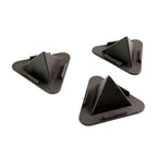 Adjustable pyramid mobile stand showing flexible angled positions