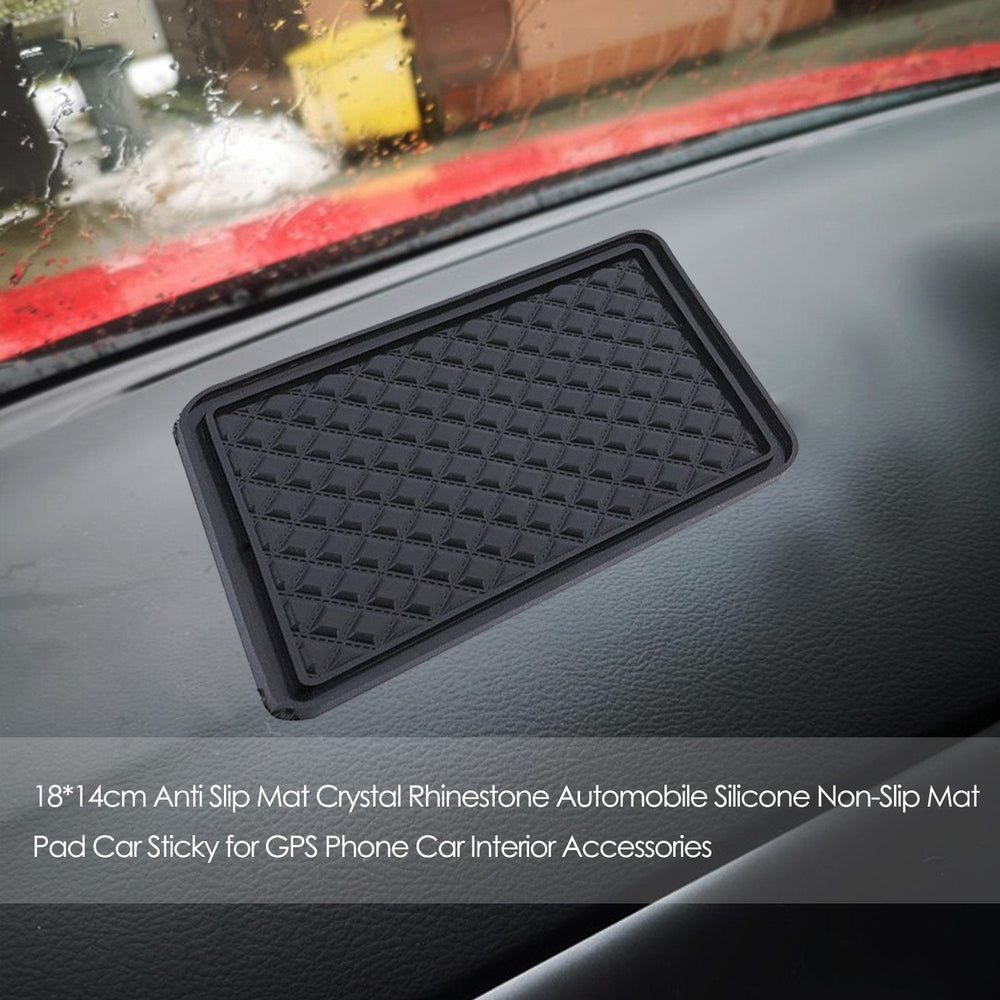 Durable black anti-skid mat with its unique grip texture visible.