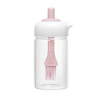 Multi-functional 2-in-1 oil dispenser and brush set, ideal for various culinary tasks.