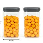 Kitchen storage container showing airtight seal design