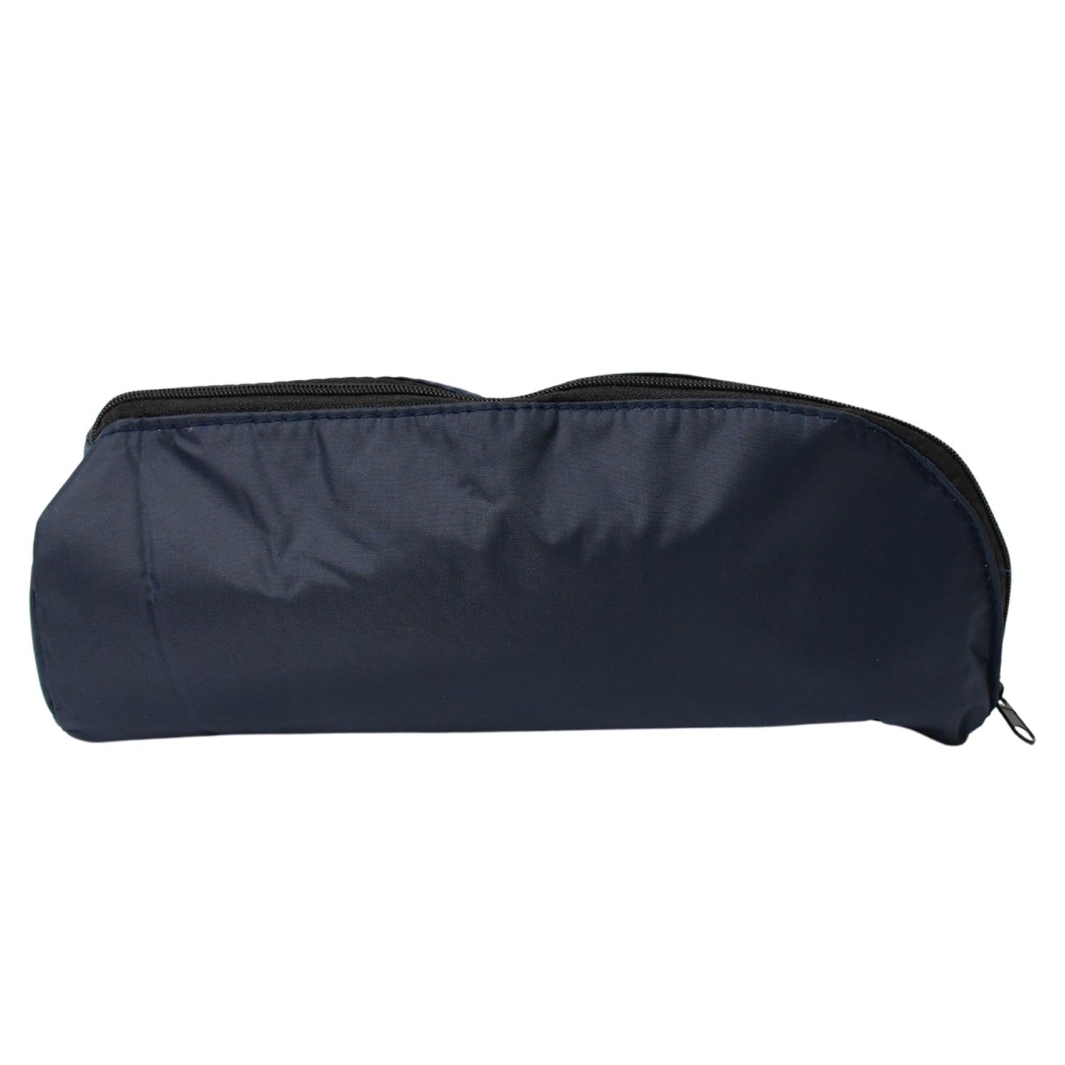 Washable multipurpose pouch with a zip, open to show interior space.