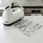 Electric whisk attachment for the hand mixer in kitchen use