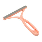 Effective pet hair remover tool for sofas, carpets, and car upholstery.