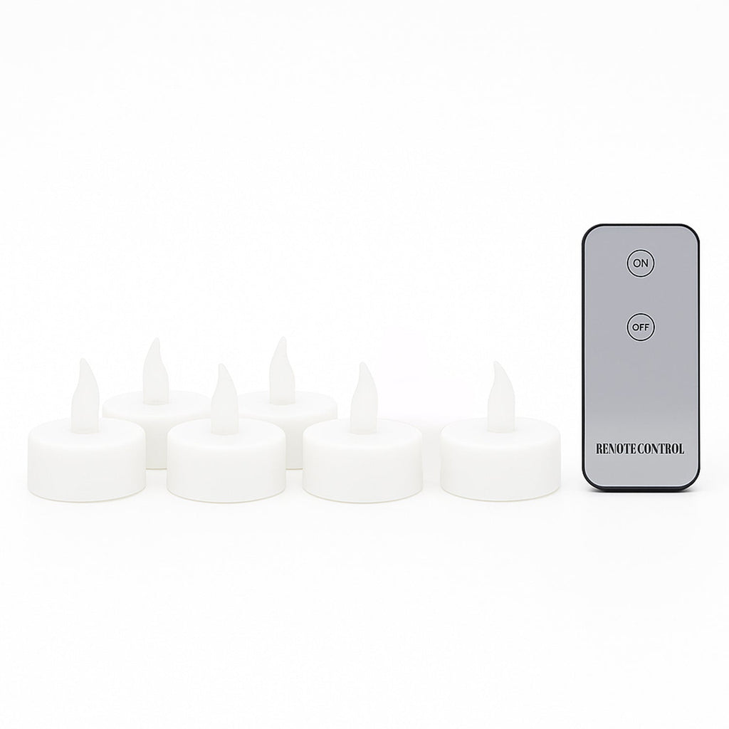 LED candle light set arranged for indoor decorative lighting