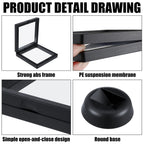 Jewellery display box showing floating effect of various pieces