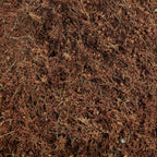 Close-up of Styleva's Organic Cocopeat Block, showing its natural fibers.