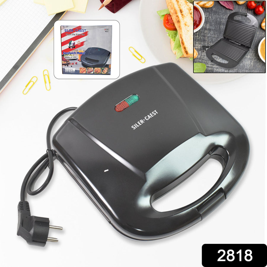 Sandwich Maker – Non-Stick Plates, Easy Use & Indicator Lights | ChefMates