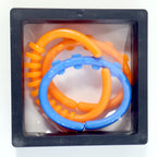 Neutral image of baby toy links at play with no specific design emphasized