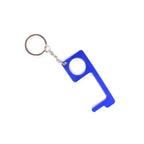 Metal Safe Touch Tool keychain used for touch-free door opening and button pressing