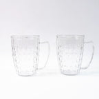 Apex Mocktail Mug Glass set of two with modern design for everyday beverages