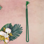 Full length view of the 99-bead Islamic prayer tasbih from Divine Gleam.