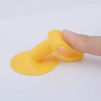 Close-up of suction side of silicone door stopper