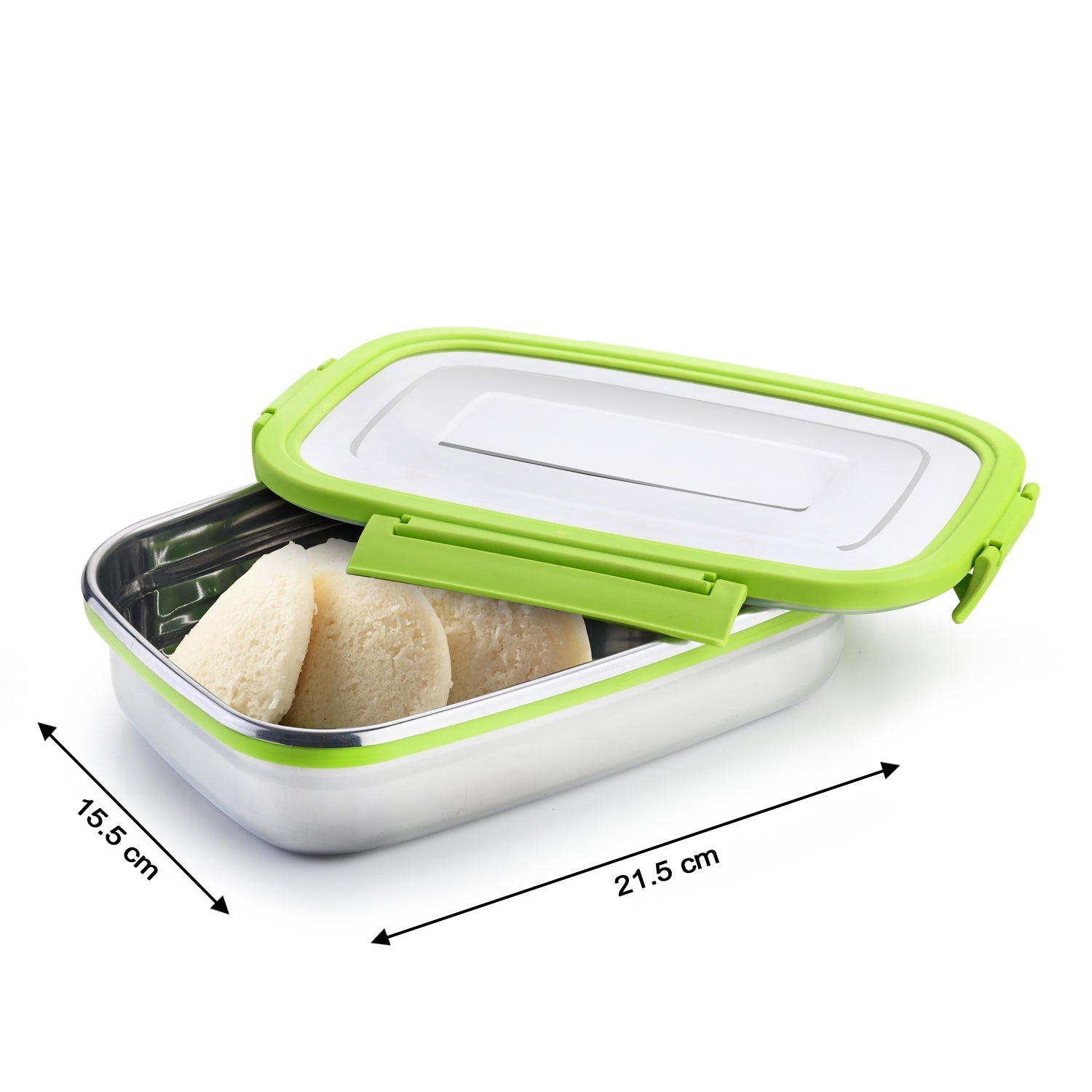 Leakproof stainless steel lunch box suitable for kids and adults