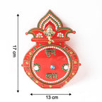 Intricate decorative Kalash wall hanging with stones and beads for cultural decor