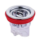 Plastic sink drain filter for preventing debris and odour