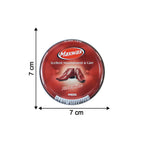 Durable brown shoe shine cream for consistent daily leather footwear maintenance.