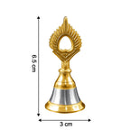 Spiritual brass and steel mandir ghanti used for worship