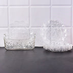 Tray and bowl set made of food-grade plastic for safe serving