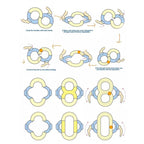 Various configurations possible with the creative building toy set for kids.