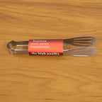 Multipurpose stainless steel kitchen serving tongs for cooking and serving