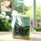 Elegant butterfly design metal bookmark with tassel for book lovers