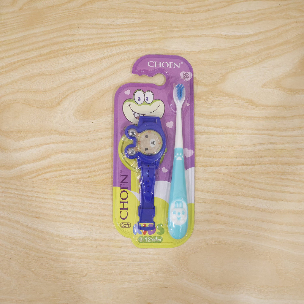 Colorful and safe toothbrush toy for children’s dental care