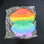 Pop it fidget toy made from silicone for stress relief and sensory games