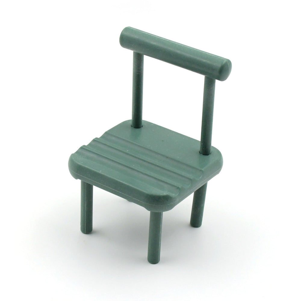 The wooden Mini Chair Phone Stand displayed from a different angle, showcasing its cute design.