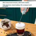 Handheld Milk Frother Blender – Quick & Compact Beverage Mixer