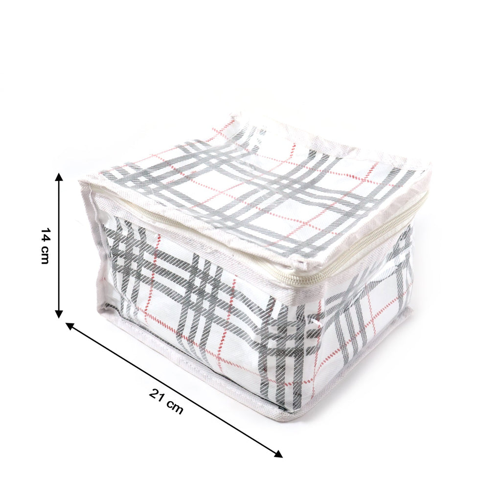 Transparent PVC jewellery pouches kit ideal for travel and home storage
