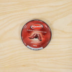 Footwear brown polish cream to achieve a perfectly polished and refined look.
