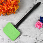 Windshield cleaner wiper ready for use on car glass