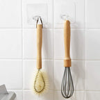 Wall hooks 5-piece pack for kitchen, bathroom, or office