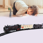 Fully assembled battery operated train running on circular track