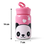 Leak-resistant glass drinking bottle with carry loop